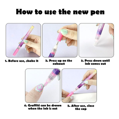 ✨ DIY Nail Art Pen Set 😍