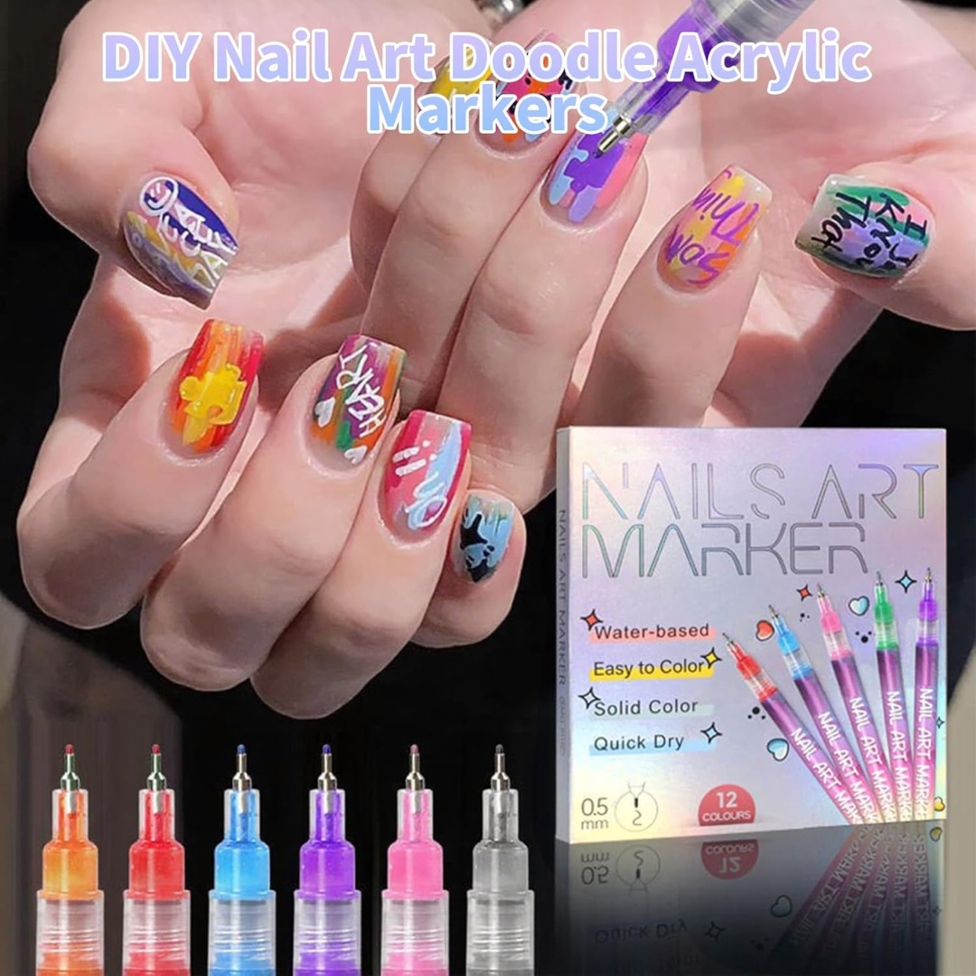 ✨ DIY Nail Art Pen Set 😍