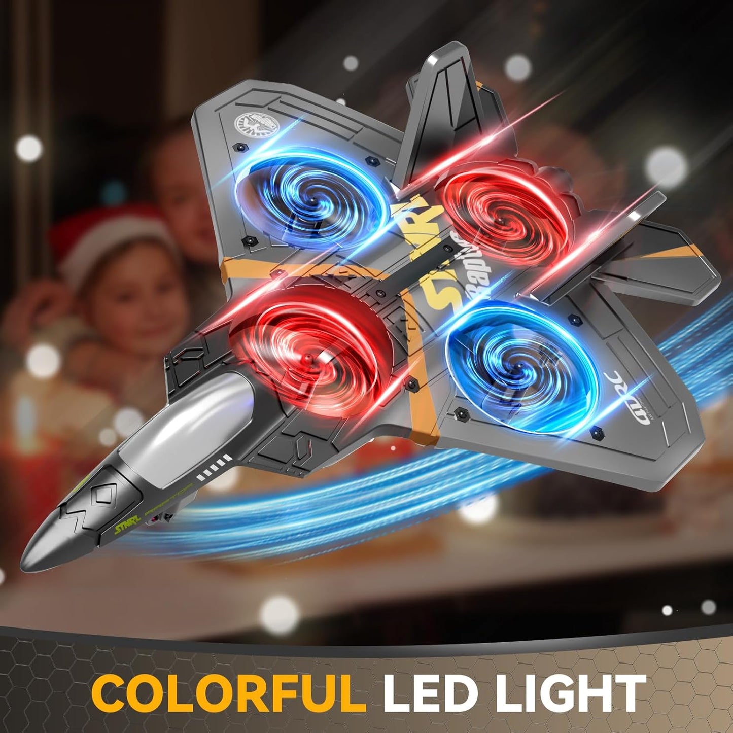 ZOOPY Remote Control 360 Flip Fighter Jet for Kids & Adults With Gravity Sensing, Stunt Roll
