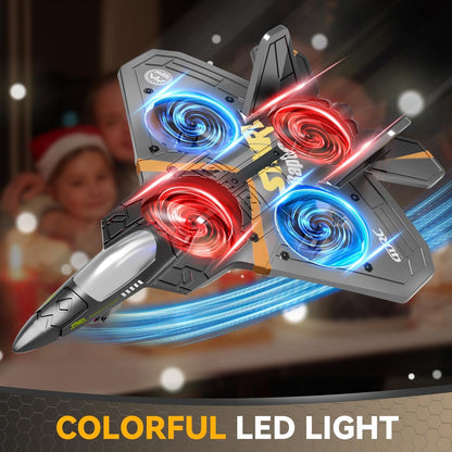 ZOOPY Remote Control 360 Flip Fighter Jet for Kids & Adults With Gravity Sensing, Stunt Roll