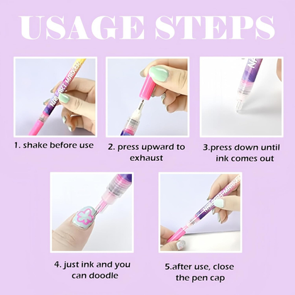 ✨ DIY Nail Art Pen Set 😍