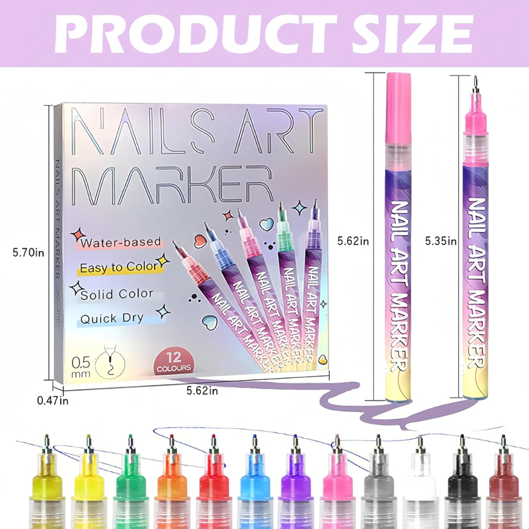 ✨ DIY Nail Art Pen Set 😍
