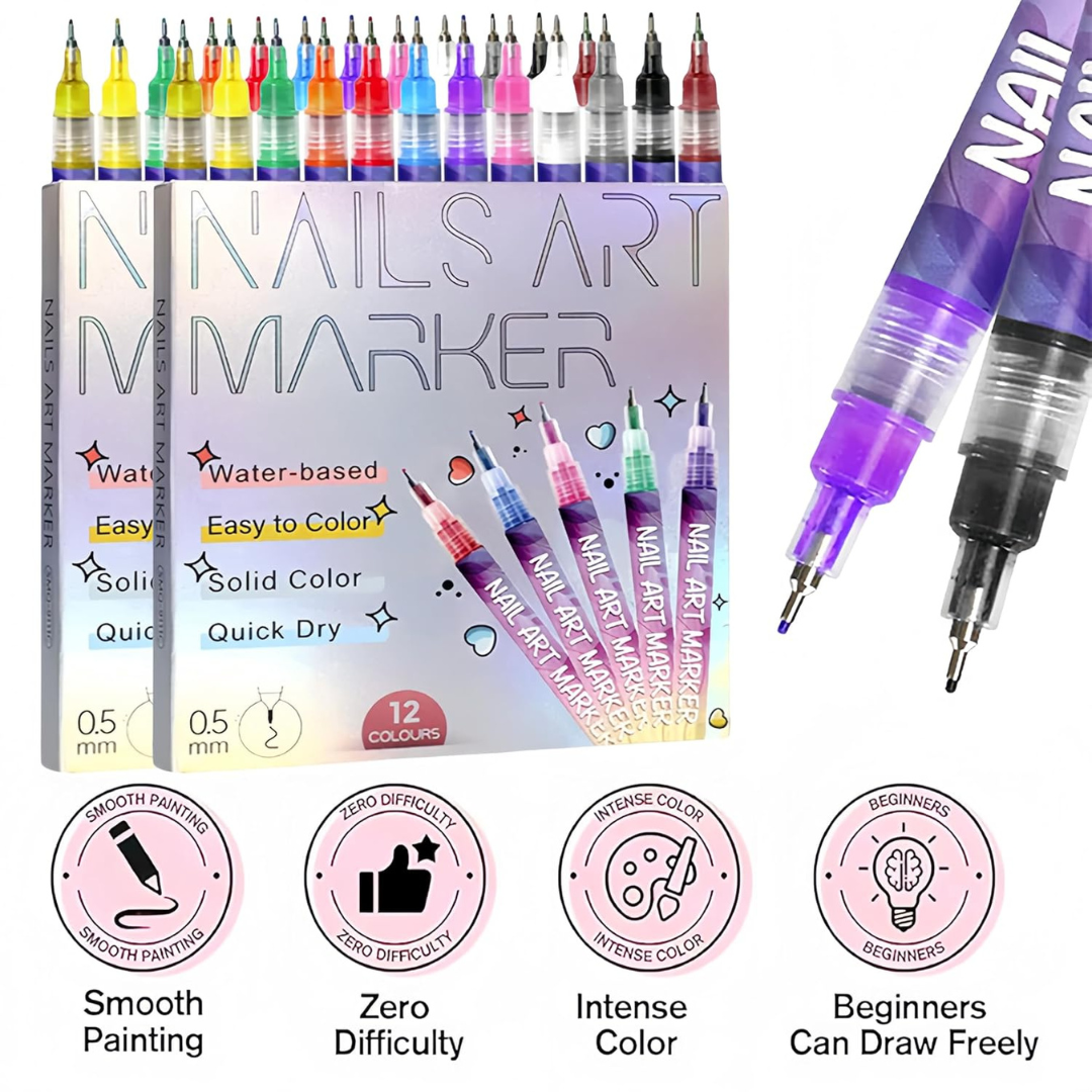 ✨ DIY Nail Art Pen Set 😍