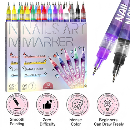 ✨ DIY Nail Art Pen Set 😍