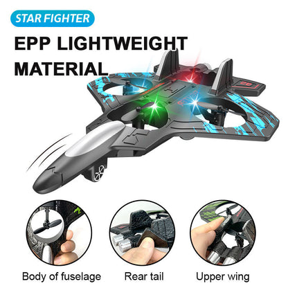 ZOOPY Remote Control 360 Flip Fighter Jet for Kids & Adults With Gravity Sensing, Stunt Roll