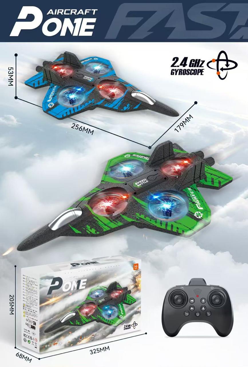 ZOOPY Remote Control 360 Flip Fighter Jet for Kids & Adults With Gravity Sensing, Stunt Roll
