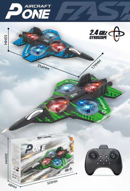 ZOOPY Remote Control 360 Flip Fighter Jet for Kids & Adults With Gravity Sensing, Stunt Roll